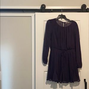 Purple cocktail dress